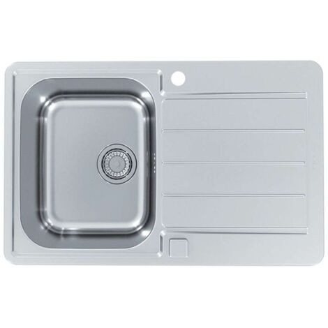 Alveus Line Max - Lavello, 79x50 cm, con comando remoto dello scarico, acciaio inox 1137342