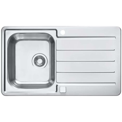 Alveus Line Maxim - Lavello, 87x51 cm, con comando remoto dello scarico, acciaio inox 1085954