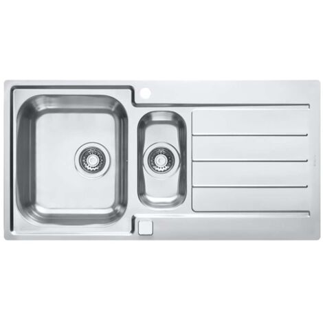 Alveus Line Maxim - Lavello, 99x51 cm, con comando remoto dello scarico, acciaio inox 1085952