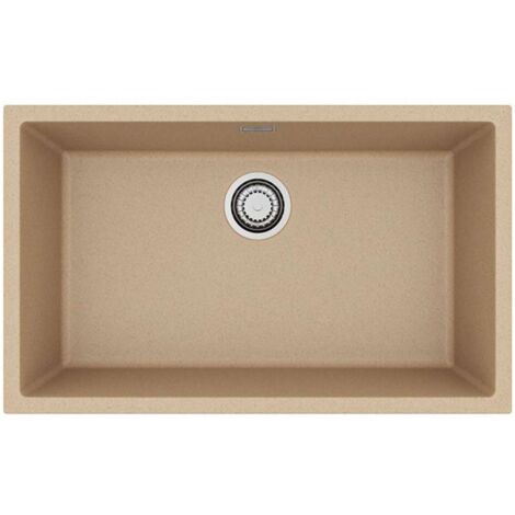 Alveus Omni - Fregadero de granito, 75x45 cm, beige 1150061