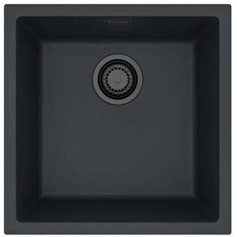 Alveus Omni - Lavello in granito 45x45 cm, nero 1150050