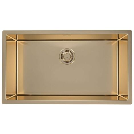 Alveus Quadrix Monarch - Fregadero, 79x45 cm, bronce 1117479