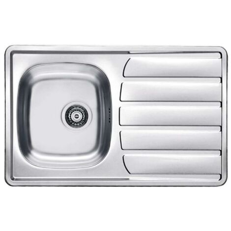 Alveus Zoom - Fregadero, 79x50 cm, acero inoxidable 1098938