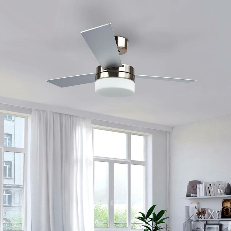 Alvin Three Blade Ceiling Fan With Light