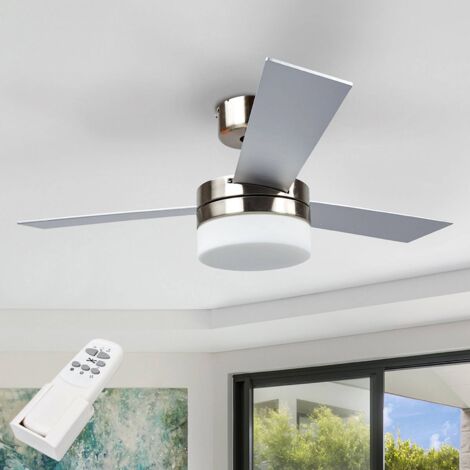 Alvin Three Blade Ceiling Fan With Light