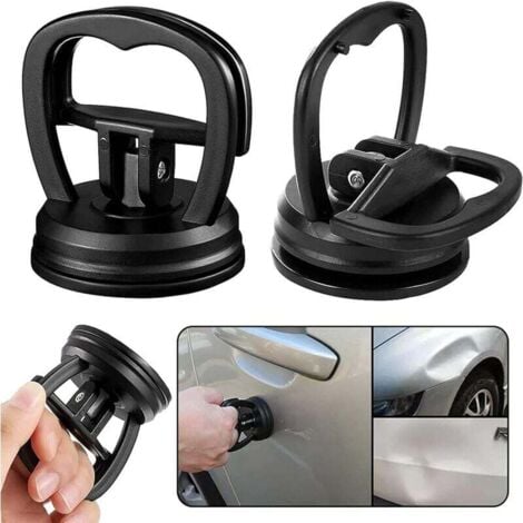 AlwaysH 2 Pack Car Dent Repair Tool, Suction Cup, Car Lift Handle, Grip, Tile, Mirror, Granite, Screen Removal and Moving Objects（diameter：6cm）