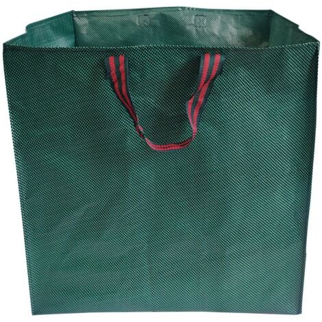 AlwaysH 2 Pack Garden Waste Bags, Large Garbage Bag with Handles, Support Frame, Waterproof, Foldable, Reusable, for Weeds, Leaves and Trash