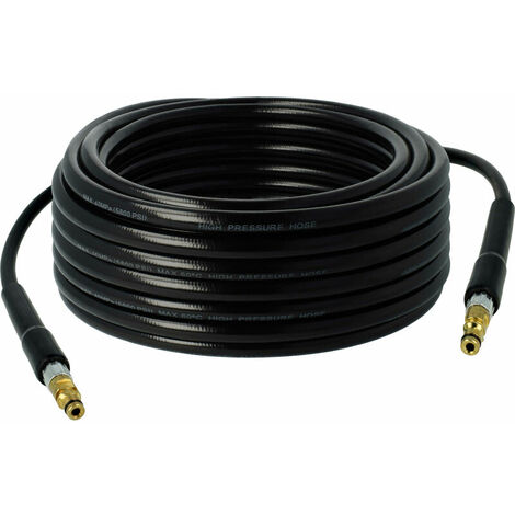 AlwaysH 20m Tuyau haute-pression compatible avec Kärcher K 7 Home, K 7 Full Control Plus Home CH nettoyeur haute pression - Filetage en laiton