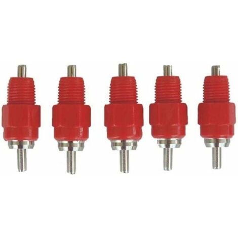 AlwaysH 5 Pcs Water Chicken Feeder Poultry Supplies Hen Screw in style