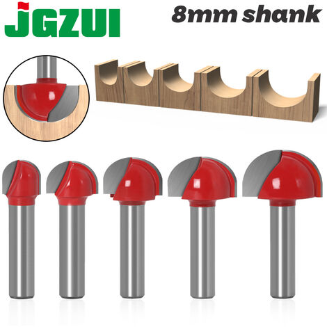 AlwaysH 5 stücke Holz Runde Schaftfräser 8mm Schaft 12/16/19/22/25mm Schaft hartmetall Nutenschneider Für Fräser