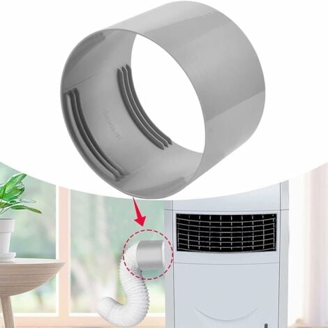 AlwaysH Air Conditioner Window Hose Adapter Flat Mouth Interface, For 150mm/5.9" Inch Mobile Air Conditioner Drain Pipes And Clothes Dryer Drain Pipes No Leakage，