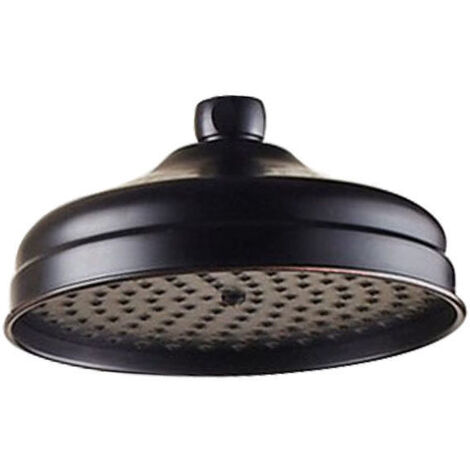 AlwaysH Antique Brass Round Shower Head Bathroom Accessories Replacement Shower Head Shower Head Wide Shower Head (Standard 1/2 inch)
