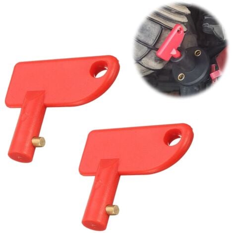 AlwaysH Battery Cut Off Keys, Isolator Switch, Automotive Emergency Switch, Battery Isolator Switch, Car Battery Cut Off, Automotive Battery Cut Off, 2 Pieces