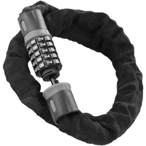 AlwaysH bicycle chain lock anti-theft bike digital door lock bike lock combination code lock bicycle code lock anti-theft nylon chain