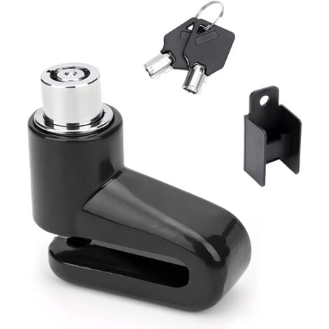 AlwaysH Bicycle Disc Lock, Motorcycle Safety Lock, Motorcycle Disc Brake Lock, Motorcycle and Bicycle Brake Disc Lock for Heavy Duty and Anti-Theft, Scooter Bike(Black)