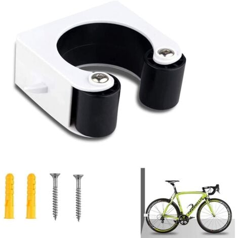 Bike Wall Mount, Road Bike Hanger Tire Parking Buckle Bike Hook Wall  Parking Clamp Bicycle Holder for Garage Indoor Vertical Horizontal with  Velcro