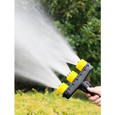AlwaysH Buse d'irrigation d'atomiseur agricole, arroseur d'eau de pelouse de jardin domestiqueInterface 1 pouce/1.2 pouce 3 buses 1 piece