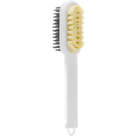 AlwaysH Double Sided Shoe Brush, Bristle Brush for Shoes, Nubuck Cleaner Brush, Leather Brush, Cleaning Care Brush for Boots Jackets Couch Sneakers