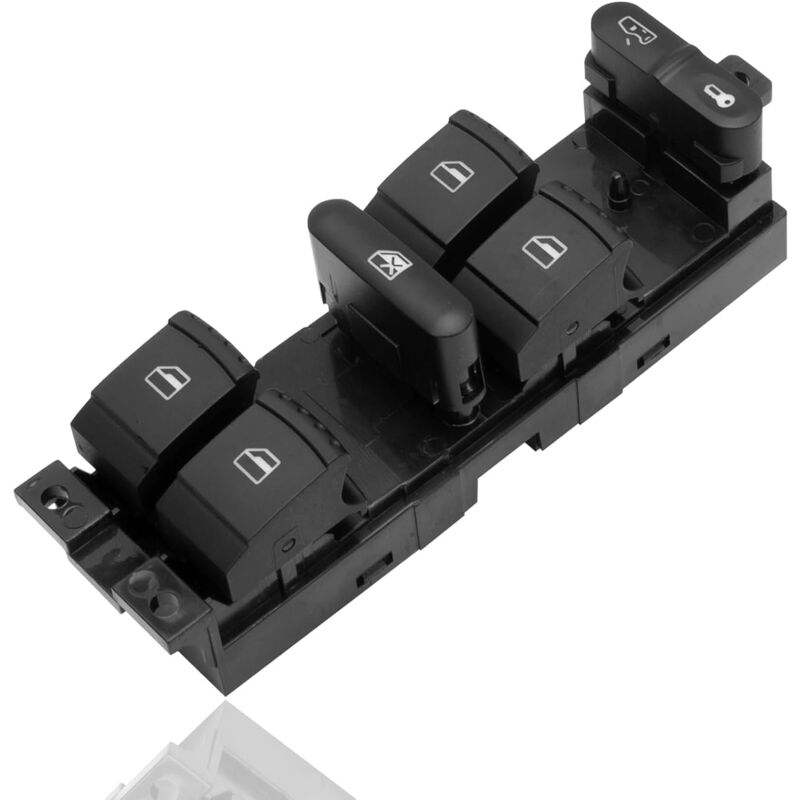 AlwaysH Electric Window Switch For Golf,1J4959857D,Window Control Switch Window Electric Button For Golf Jetta Bora B5 Seat Leon Toledo 1J4 959 857D