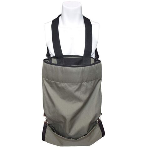 AlwaysH Fruit Picking Apron - Waterproof and Durable Oxford Cloth Fruit and Vegetable Picking Bag for Fruit Storage - Apron for Orchard, Farm and Garden