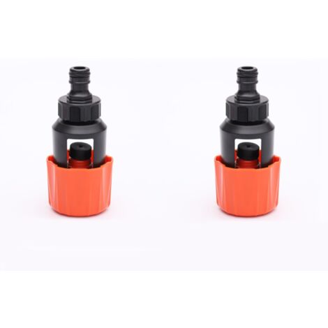 AlwaysH Garden Hose Connector - 2 Pieces - Garden Hose Connector for Faucet - Universal Adapter for Kitchen/Bathroom Faucet to Garden Hose - Universal Water Thief - Co