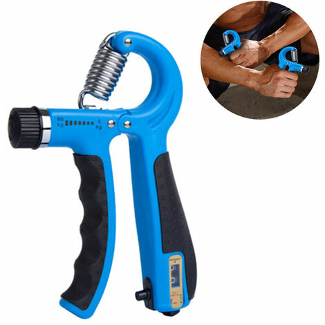 AlwaysH Hand Grip Strengthener Counting Forearm Trainer Workout, Finger Exerciser, Support réglable pour les mains, Finger Grip Strength Trainer, Exercise Hand Grips, Hold rugbyFinger Strengthener Tra