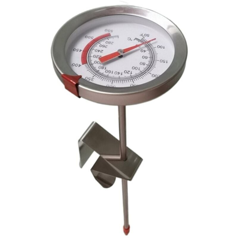 Image of Hochtemperatur-Lebensmittelthermometer aus Edelstahl mit 40-cm-Sonde - Ahlsen