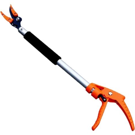 AlwaysH Long Handle Pruner Telescopic Pruner, Long Reach Tree Gardening Pruners and Scissors, Grass Trimmer with Handle, Branch Cutter