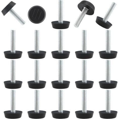 AlwaysH Lot of 20 adjustable levels for fishermen for furniture, level M6 for patio furniture, table tops, chaises and furniture pieces