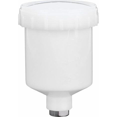 AlwaysH Paint Gun Cup, Spray Gun Cup, 125ML Plastic Cup Replacement for Spray Guns with 15mm Female Thread Paint Parts