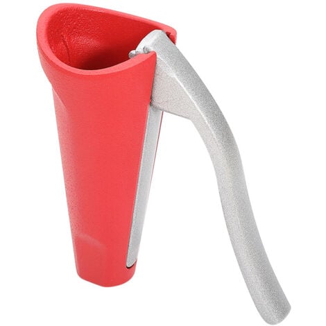 AlwaysH Premium Nutcracker - Heavy Duty Nutcracker with Nut Collector Container, Red
