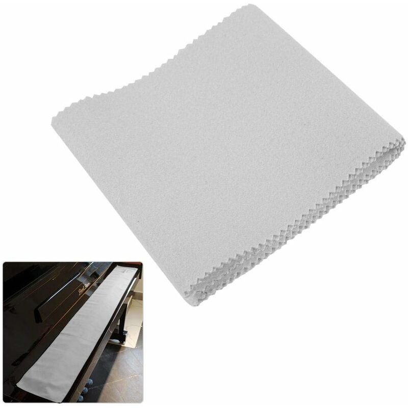 Tissu de couverture en flanelle pour clavier de piano de haute qualité, tissu de couverture pour touches de piano, adapté au nettoyage et à