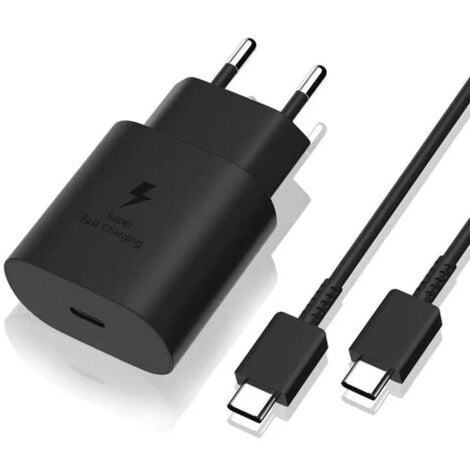 AlwaysH Samsung Fast Charger 25W, USB Type C Port Cable (1M) Samsung Charger Ultra Fast Charger Compatible