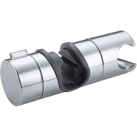 AlwaysH Shower Head Holder Hand Shower Bracket Replacement For 18-25mm Slide Bar Adjustable Shower Rod Holder Chrome Plated