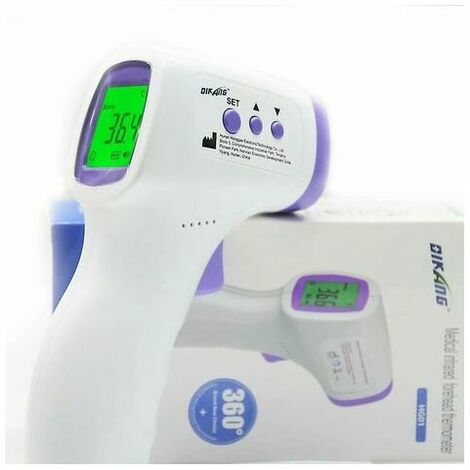 AlwaysH Thermomètre médical Thermomètre numérique sans contact pour adultes et bébés avec un thermomètre frontal LCD