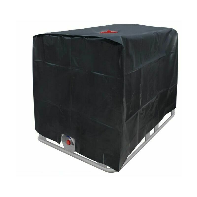 AlwaysH Water tank cover, Cover for 1000 l ibc tank, Anti-dust Anti-UV Anti-Rain (116 x 100 x 120 cm)