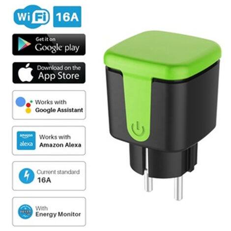 Tuya 16A Waterproof Outdoor WiFi Smart Socket 