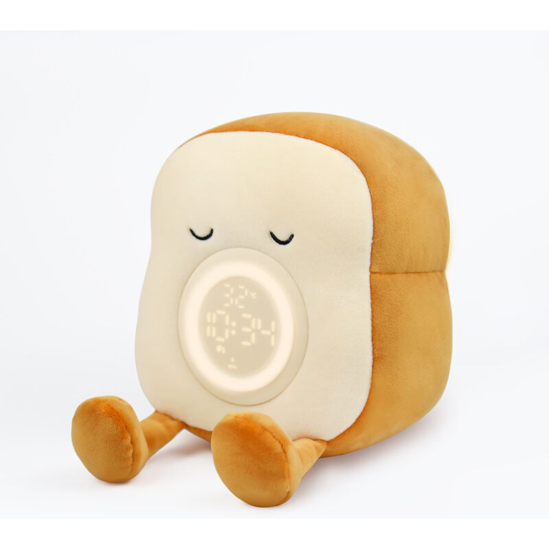 Adorable Child's Alarm Clock, Cute Toast Girl's Alarm Clock, Educational Alarm Clock with - Alwaysh