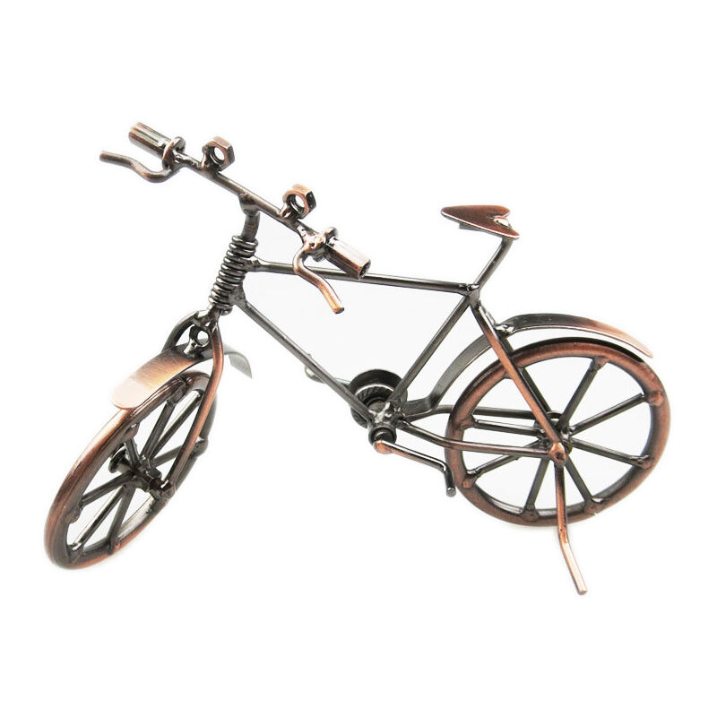 Iron Bicycle Model, Vintage Bicycle Art Home Office Decoration, Metal Crafts Home Decoration Bicycle Figurine - Alwaysh