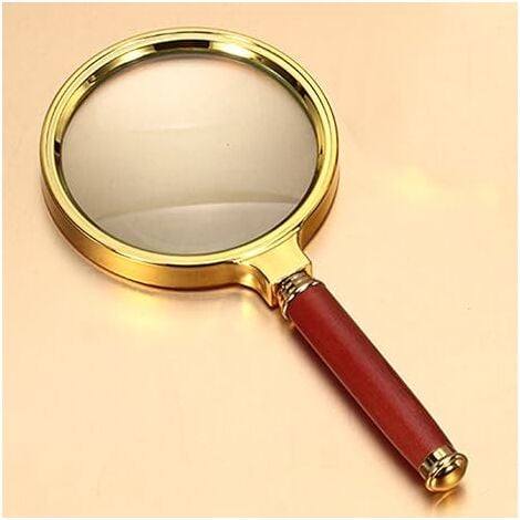 AlwaysHMagnifying Glass 10X Magnification Handheld Magnifying Glass for Science, Reading Books, Inspection. (10X handheld magnifier)