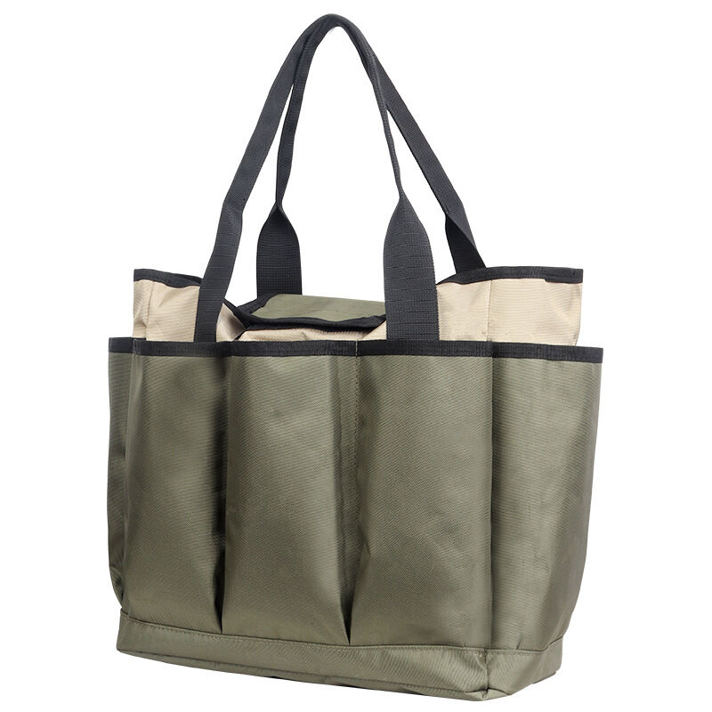AlwaysHOxford Cloth Tool Bag Gardening Tool Bag for Garden Tool Storage -Green