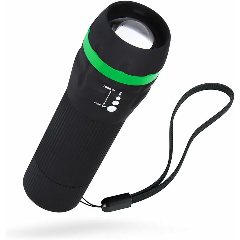 Alwaysh - Torch for children, small and powerful - Powerful mini torch 60 lumens - 110m range - Very practical as a flashlight for children, boys and