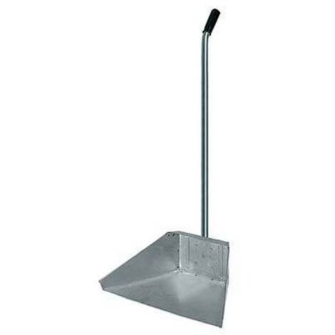 ALZA IMMONDIZIA ACCIAIO + MANICO DOMUS - ZINCATO CM 34X25 H.CM 76 - 12 pezzi