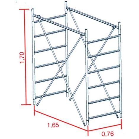 Marchetti Rhino System - Trabattello 100x180 in Offerta