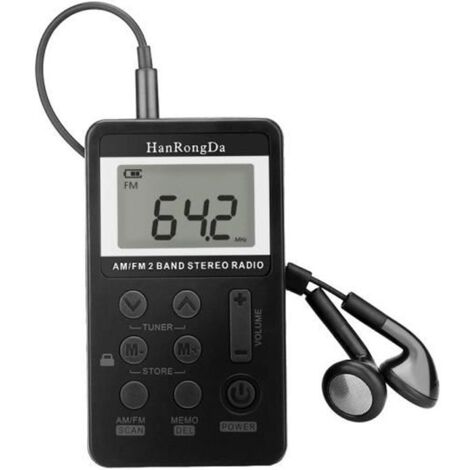 AM FM Radio Portable Mini Digital Tuning AM Radio FM USB Radio FM stéréo numérique modulation de fréquence radio portable avec