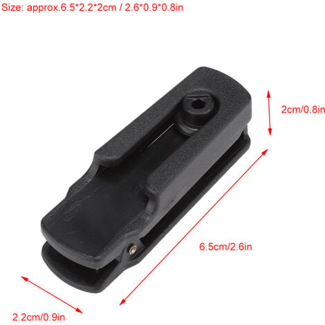 Am Gürtel montierbare Walkie-Talkie-Halterung, kompatibel mit UV XR, A 58, UV 9R Plus, GT-3WP und UV 5S.