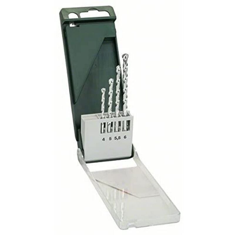 Am-Tech - Set composto da 4 punte da trapano per cemento