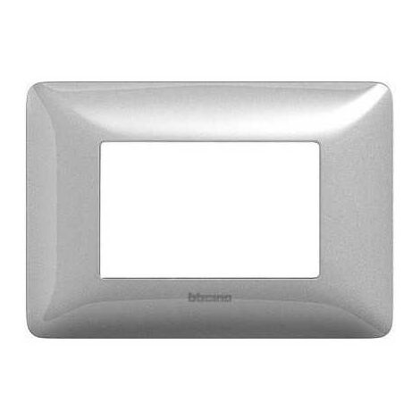 Am4803Msl Plaque 3 Modules Couleur Argent Matix