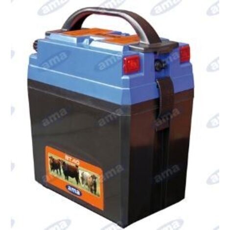 AMA BT40 électrificateur de ranch pour clôtures avec alimentation 9/12V AMA 91910