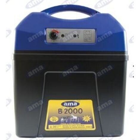 AMA Ranch B2000 électrificateur pour clôtures avec alimentation 12V 58510